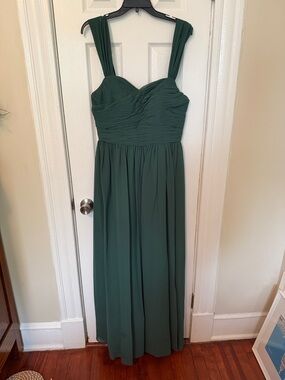 Azazie Zapheria Dark Green Bridesmaid Dress